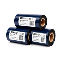 Spark Ora - CSS Premium Wax Thermal Transfer Ribbon 110mm x 300 Meters for Barcode Label Printers | Compatible with TSC, Zebra, Citizen, Datamax, Toshiba, SATO & Godex